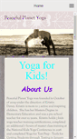 Mobile Screenshot of peacefulplanetyoga.com